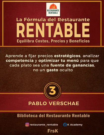 Portada de La Fórmula del Restaurante Rentable